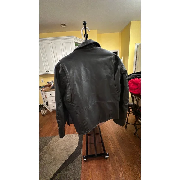 Wilsons Leather Open Road Motorcycle Jacket -38 Vintage - Picture 7 of 7